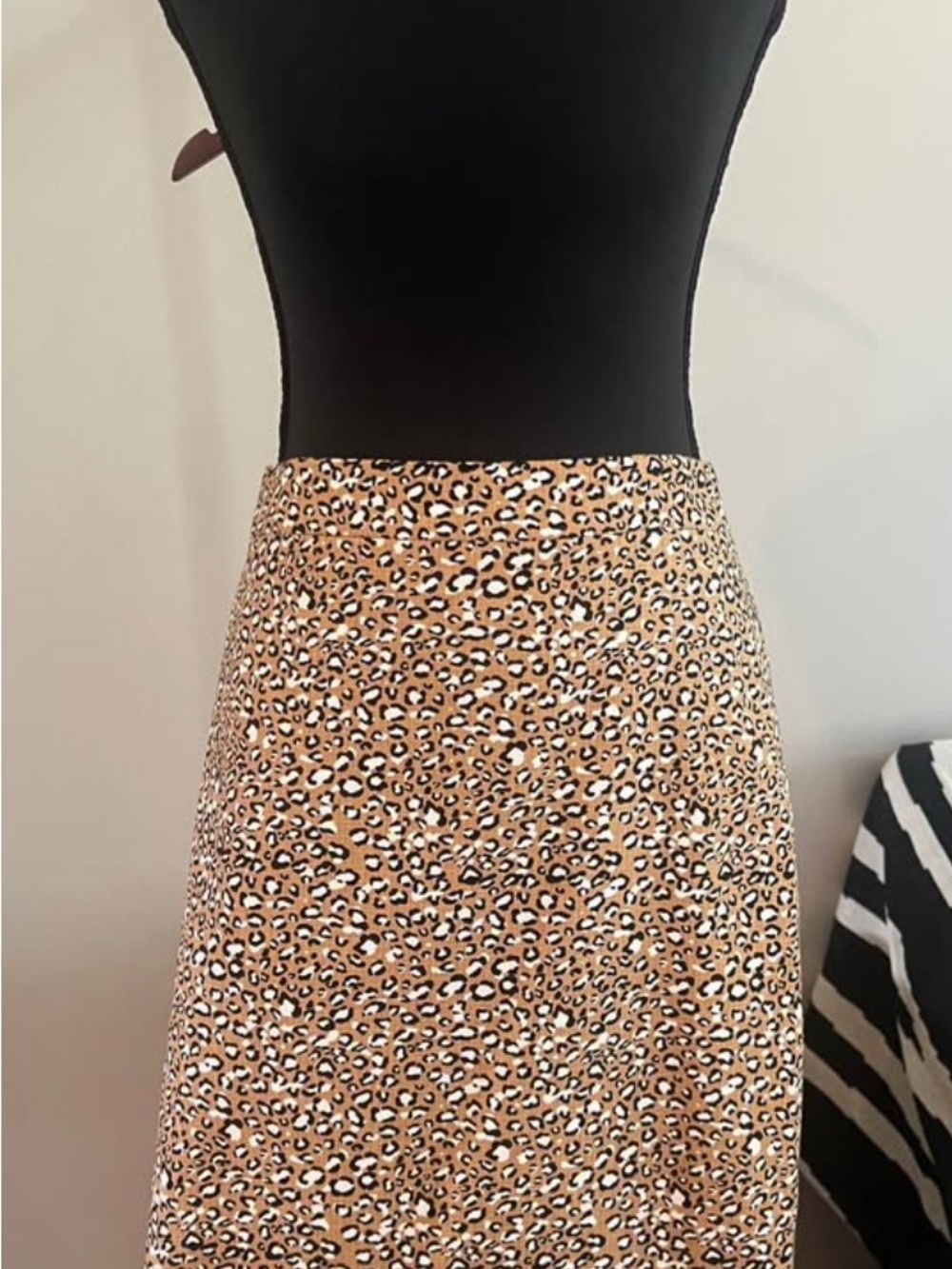J Crew Leopard Print A-Line Women's Skirt - Tan/Black - NEW with tags